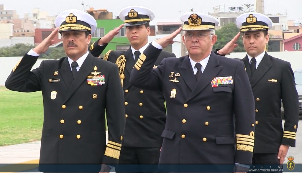 El almirante general Jaime Muñoz-Delgado ha realizado una visita oficial a su homólogo en Perú entre los días 23 y 27 de mayo